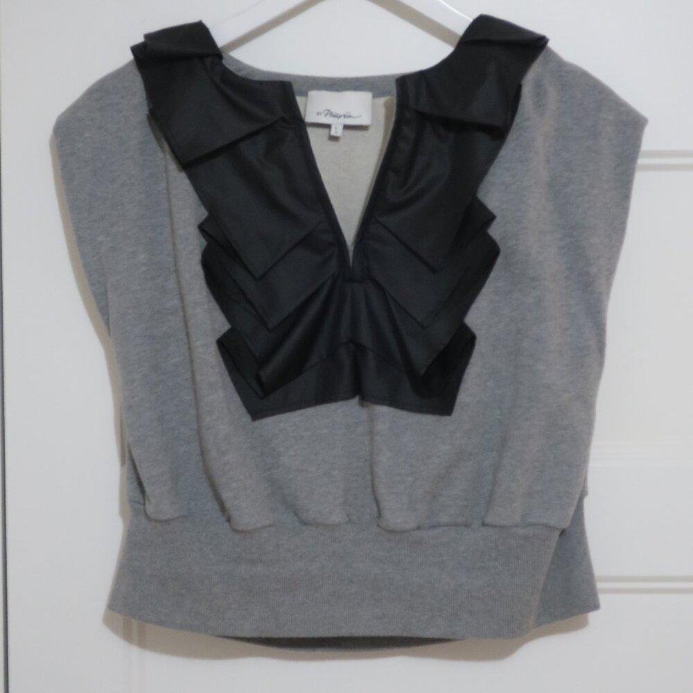 Phillip Lim crop knit vest